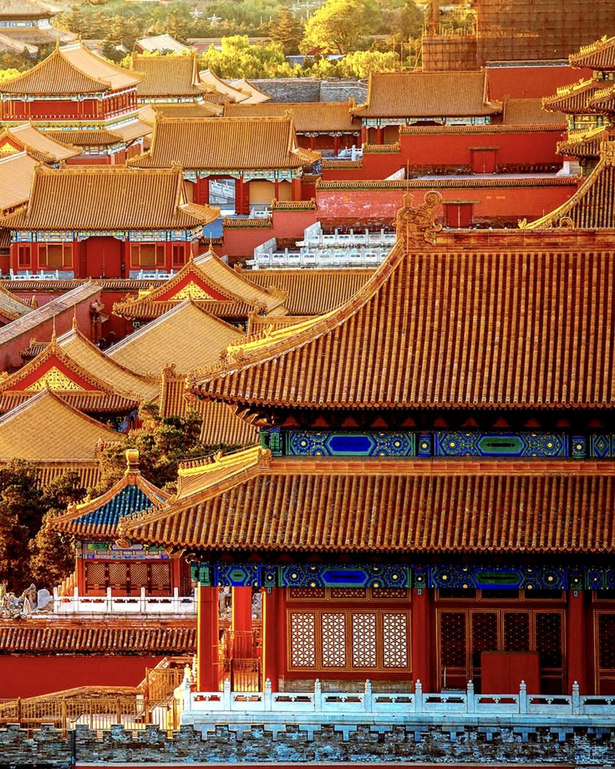 Forbidden City rooftops