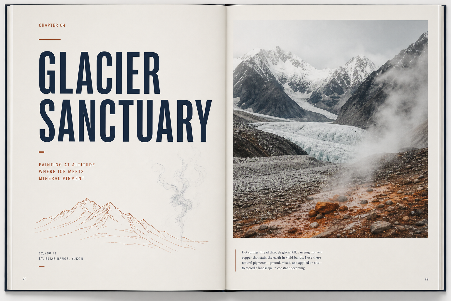 Glacier sanctuary route page